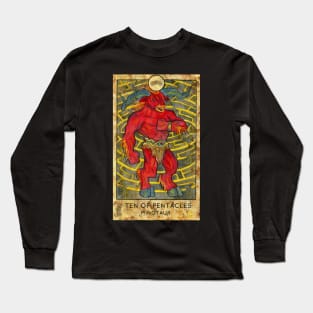 Ten Of Pentacles. Minor Arcana Tarot Card Design. Long Sleeve T-Shirt